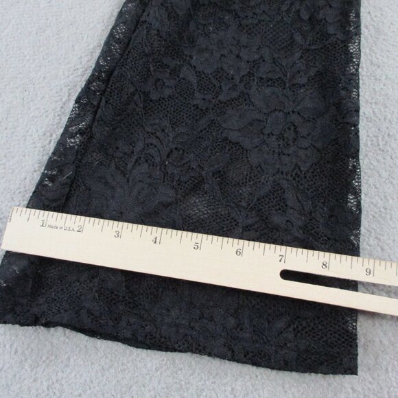 Outcast Everly Jumpsuit Black Womens Small Lace One Piece Party Flare Wide Leg - Picture 9 of 13